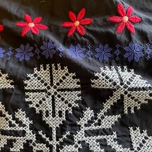 Embroidered Gudrun Sjörden skirt black size L